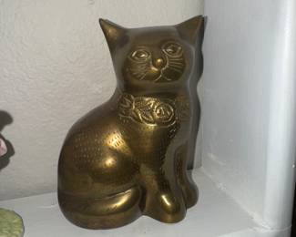 Brass kitty