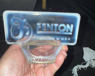 Fenton collection sign