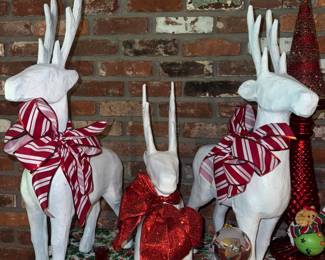 Paper mache’ reindeer