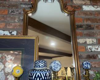 Gorgeous gold framed mirror