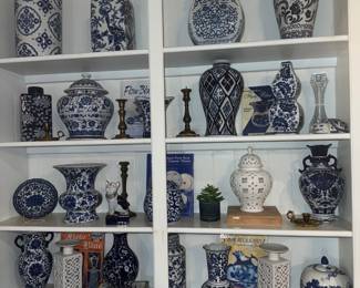 Blue and white collection