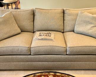 Ethan Allen Hailey Slate Custom Sofa