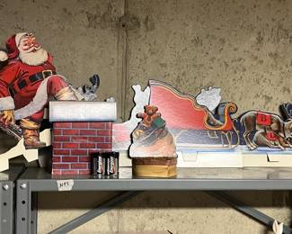 Vintage Christmas Motion Store Display