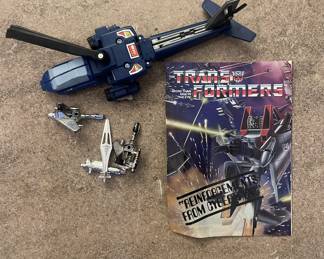 Several transformers and other toys