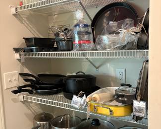 Pots, Pans, Muffin, Cookies, Cakes, Gadgets, and Cast Iron
