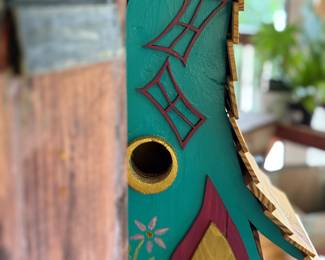 1 example of many Artisan crafted Birdhouses