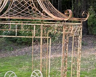 Large 10’w X 12’ h Iron Gazebo