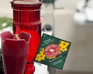 Hummingbird feeders and birdseed feeders