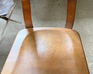 Vintage Mid Century Modern Thonet Plywood Chairs (Set of 4)