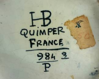 HB Quimper, France, ginger jar