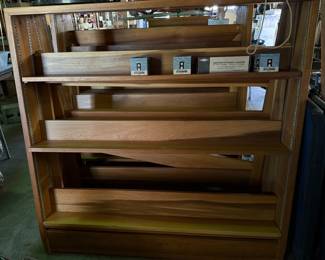 Store display book case, rolling