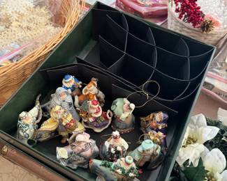 Thomas Kincaide Santa Ornaments