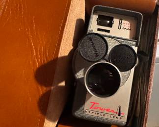Tower Triple Lens Movie Cameras