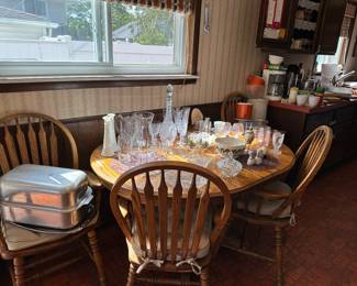 Oak Dining Table & Chairs