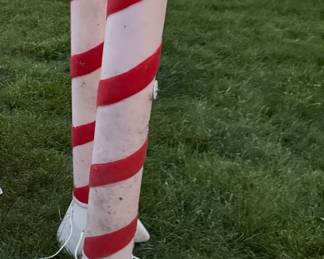 Large candy cane blow molds; 40” Union Products