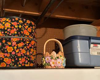 MCM Floral Wig Case