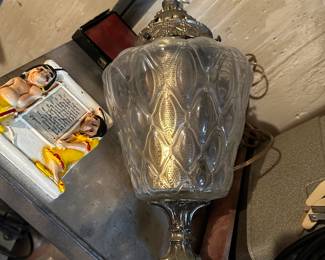 MCM Gothic Hanging / Swag Lamp