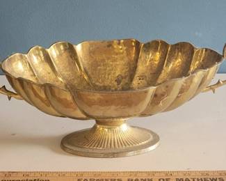 Brass planter