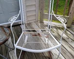 Vintage iron rocker