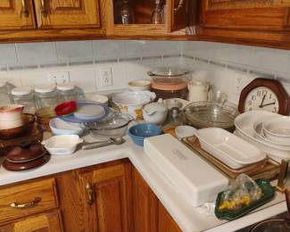 HOUSEHOLD, BAKING DISHES AND MORE