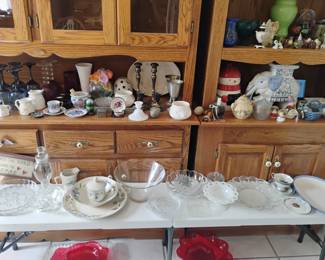 GLASSWARE IN DINING ROOM/ KITCHEN