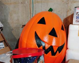 ABOUT 30 INCHES HIGH PUMPKIN BLOW MOLD