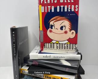 75 SignedFirstEdLiteraryHumorBooksSedarisGurganusEllison