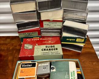 114 HugeLotVintagePhotographySlideGearFiltersAccessories