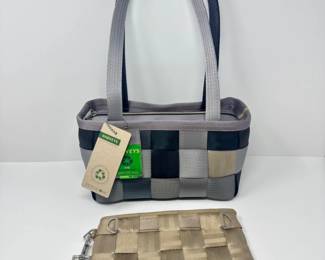 23 HarveysRecycledSeatbeltBagsNewwTagToteVibrantWristlet