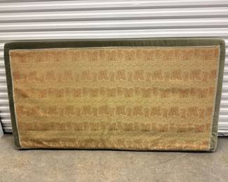 21 4278CustomUpholsteredVelvetHeadboardwPaisleyInlay