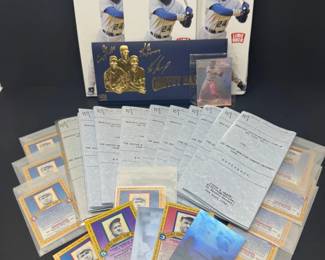 63 BaseballLegendsRuthAgreementsRare1992CardGriffeyPromoSet