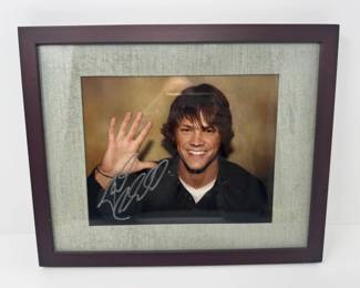 68 SupernaturalStarJaredPadaleckiSigned8x10FramedPhoto