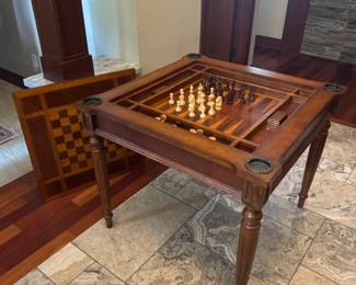 177 MultiGameGameTablewChessBackgammonPokerCribbageCheckers