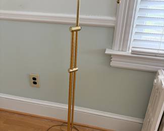 Vintage brass floor lamp