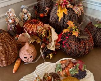 Fall holiday decor