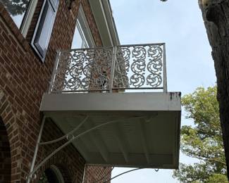 Wrought iron railing