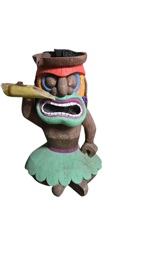 tiki god fountain