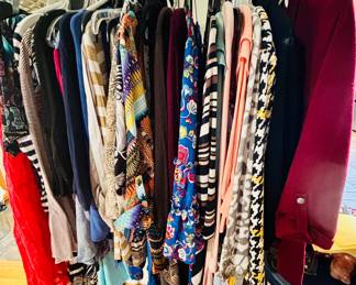 Most clothes were worn once and never worn again.