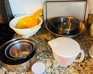 Required items to make a cheesecake or just order a slice at Chop House.  Your decision.