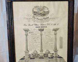 Masonic Lodge Print