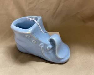 Ceramic Baby Boy Shoe