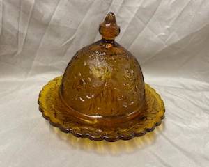 Tiara Round Butter Dish