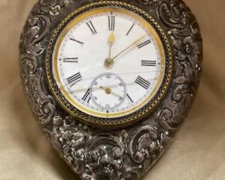 Victorian Ladies Dresser Clock- Late 1800's