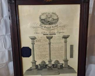 Masonic Lodge Print