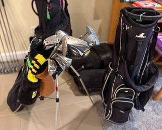 Golf clubs & bags