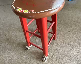 Gingerbread man stool