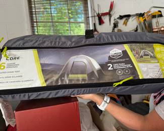 Core lighted dome tent