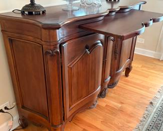 Hickory Chair sideboard with pull-out server