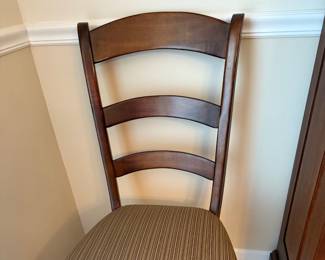 French Country Hickory Chair dining table; 6 chairs & 2 arm chairs