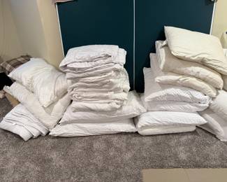 down bedding and pillows